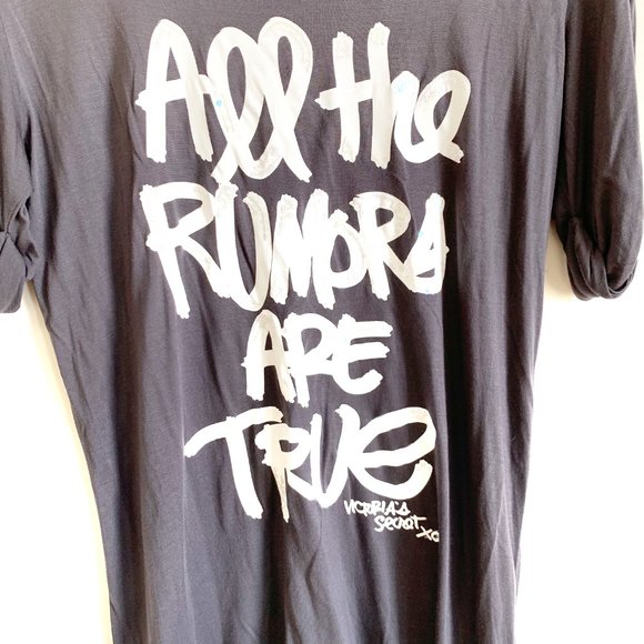 VICTORIA'S SECRET | GREY SHORT SLEEVE T-SHIRT - Picture 3 of 6